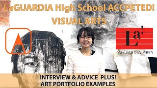 Interview with ACCEPTED LAGUARDIA HIGH SCHOOL student for Visual Arts  her Accepted Art Portfolio [upl. by Sarad]