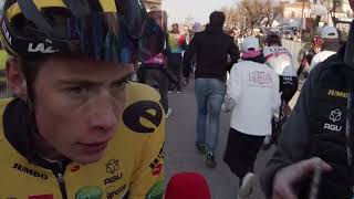 Jonas Vingegaard  Interview at the finish  TirrenoAdriatico 2022  Stage 4 [upl. by Martica]