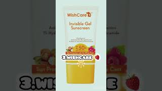 😍Top 8 best sunscreens👒🍓🧡 sunscreenskincarefinds🤌 [upl. by Simeon]