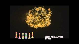 AERIAL TUBE 3000  Winda Fireworks  P5081 [upl. by Udela686]