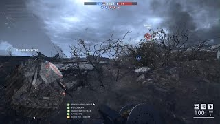 BF1  Easy kills on Fort using the Parabellum Supressive [upl. by Ellehcim324]