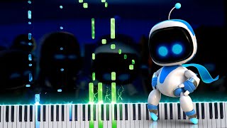 Astro Bot  Announcement Trailer Theme Piano Tutorial [upl. by Ahseekan]