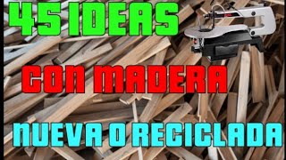 45 Ideas de madera para Baño o Patio que puedes hacer para vender y Generar Ingresos 🔥💰 [upl. by Mungam]