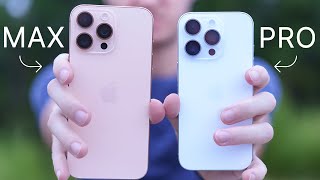 iPhone 16 Pro vs Pro Max After 25 Days  Don’t Be Like Me [upl. by Lemaj]