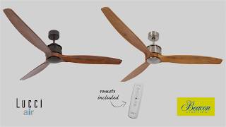 Lucci Air Airfusion Akmani DC Ceiling Fan  Tavan Vantilatörü [upl. by Onitnas]