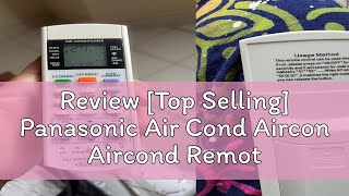 Review Top Selling Panasonic Air Cond Aircon Aircond Remote Control ECONAVI Inverter [upl. by Eduard]