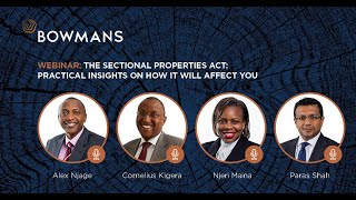 Webinar the Sectional Properties Act  practical insights on how it will affect you [upl. by Mann]