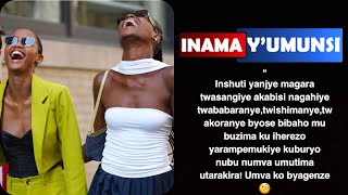 Inama yumunsiInshuti yanjye magara twababaranye twasangiye byose yarampemukiye nubu sindamubabarira [upl. by Ettevi]