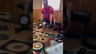 120 60 per hand pound Bulgarian split squats Feel the burn 🔥🏋️‍♀️💪🤘🦵 [upl. by Aia]