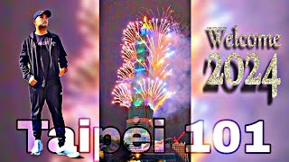 Taipei 101 fireworks display 2024 [upl. by Gross]