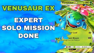 VS Venusaur EX Expert Solo Battle mission guide [upl. by Islehc]