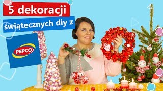 5 pomysłów na dekoracje świąteczne DIY z PEPCO  Twoje DIY 67 [upl. by Ailekahs667]