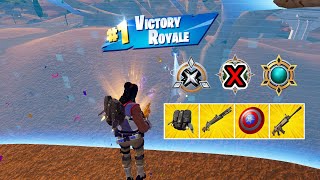 Fortnite Zero Build Solo Gameplay Win With 19 Eliminations amp 2 Medallions Challenge [upl. by Amarette225]