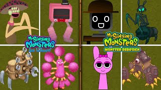 MonsterBox DEMENTED DREAM ISLAND with Monster Fanmade Redesign  My Singing Monsters TLL Incredibox [upl. by Canada]