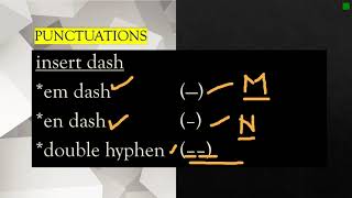 Copyreading Symbols Punctuations [upl. by Ttocs]