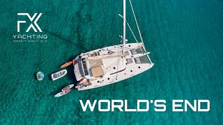 WORLDS END FountainePajot Galathea 65 ⛵ Crewed Sailing Catamaran yachtcharter fxyachting Greece [upl. by Aihsetal]