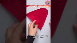 Crea Decoración Navideña con Cartón y Tela en Casa manualidadesfacil emprendedoras tips costura [upl. by Favianus]