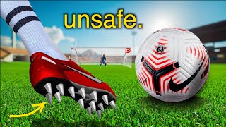 I Tested DANGEROUS Football Products at my own risk [upl. by Noteek]