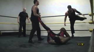 CZW Dojo Wars VI The Front vs Nate CarterDave McCallBrittany Blake Intergender Match [upl. by Robson252]