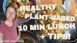 Make a Simple Easy amp Healthy 10 Min Lunch with PlantBased Health Coach Becky [upl. by Jon481]