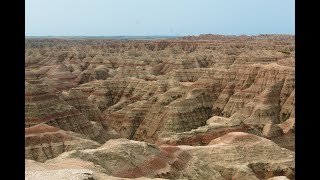 Badlands National Park South Dakota 4K [upl. by Hayidah]