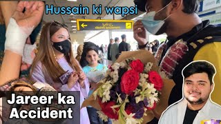 HUSSAIN KI WAPSI🥳JAREER KA ACCIDENT🤕VLOG BY KHURAIM KHAN [upl. by Traver]