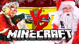 SANTA with a GUN Christmas Lucky Blocks in Minecraft [upl. by Chivers]