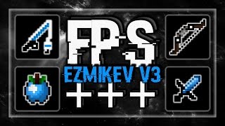 MINECRAFT PVP TEXTURE PACK  EZMIKEV PRIVATE PACK V3 DEFAULT EDIT UHC FPS [upl. by Leirraj]