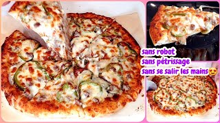 Pâte à pizza extra moelleuse aérée et facile à faire🍕😍pour des pizzas maison réussies🍕 [upl. by Nyrmac]