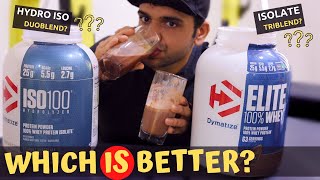 Dymatize ISO 100 vs Dymatize Elite  Is Hydrolyzed Whey Protein Better   Thuglife Mallu Fitness [upl. by Ernaldus]