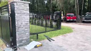 Subwing Motorline Professional 180 degrees underground gate opener [upl. by Ennaillij]