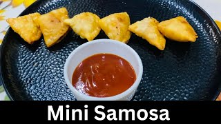 Mini Samosa recipe in home made  Samosa recipe in home made [upl. by Trude]