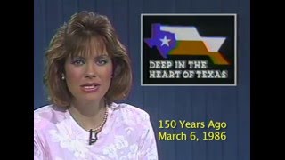 FALL OF THE ALAMO  KWTX Alamoreenactment story on March 6 1986 exactly 150 years later [upl. by Inge]