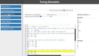 Funktionsweise einer Turingmaschine anhand eines Simulators erklärt [upl. by Obie]