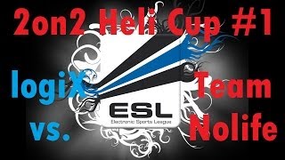 BF4 ESL Heli Battle Cup 1  Round 1  Team Nolife vs logiX  Turbopummel [upl. by Yllek]