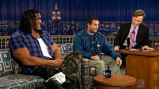 Conan OBrien Adam Sandler amp The Great Khali part2 52605 [upl. by Lanor]