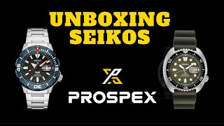 Unboxing Seikos Prospex [upl. by Itnavart486]