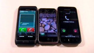 Symbian vs iOS vs Android incoming call [upl. by Geis]