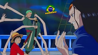 🇧🇷 ZORO TENTANDO USAR O LUFFY DE CORDA 🤣 Dublado [upl. by Jozef]