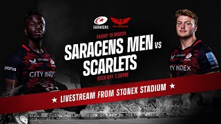 MATCHDAY LIVE  Saracens Men vs Scarlets [upl. by Alyosha]