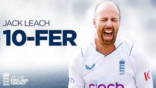 💥 10Wickets In The Match  🦁 Jack Leach Spins Team To Victory  England v New Zealand [upl. by Eneluqcaj]