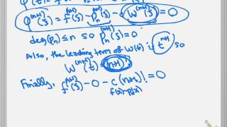 Interpolating polynomial error theorem [upl. by Nagorb]