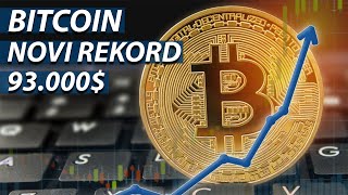 BITCOINOV NOVI REKORD PREKO 93000 [upl. by Sik360]