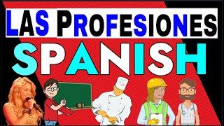 LAS PROFESIONES TOP 30 PROFESSIONS IN SPANISH Expand Your SPANISH VOCABULARY W VISUALS amp AUDIO [upl. by Ives818]