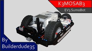 K3MOSAB3 a Sumo Robot  MINDSTORMS EV3 Creations [upl. by Adrianna]