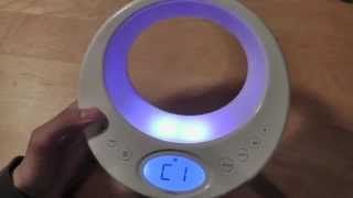 REVIEW Verilux Rise amp Shine Serenity WakeUp Light Alarm [upl. by Eadahc]