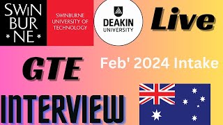 GTE Interview Australia  GTE Interview Australia Deakin University  Anu Dahiya Vlogs australia [upl. by Wolfort]