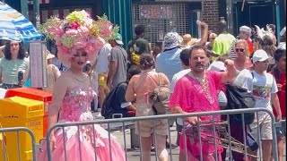 Mermaid Day Parade in Coney Island Brooklyn New York City🇺🇸🗽👍❤️ [upl. by Symons]