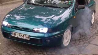 Fiat Bravo 16 16V burnout [upl. by Rennoc]