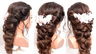 Easy and simple braided hairstyles Hairstyles for medium amp long hair Hair tutorial [upl. by Enelyw]